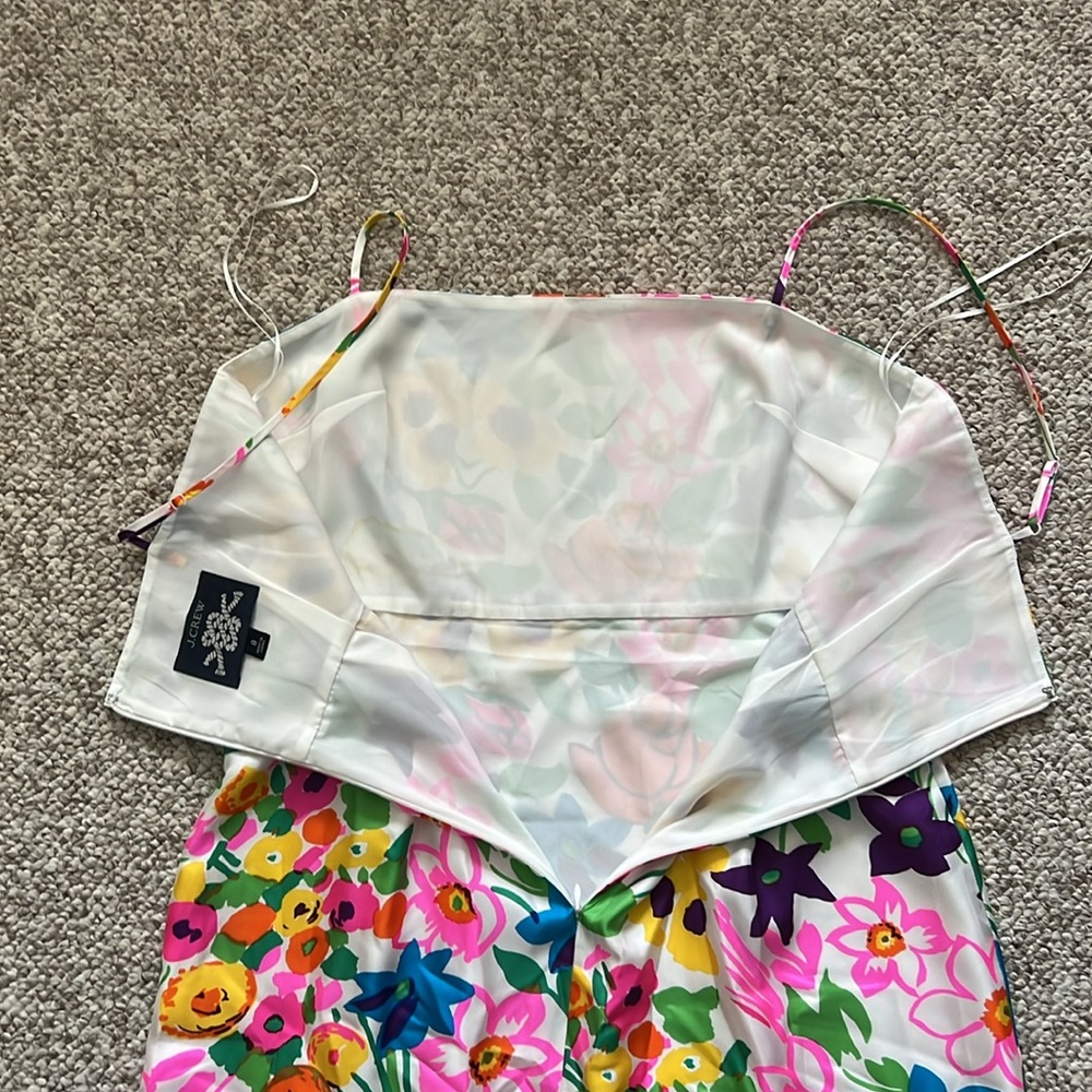 Like new, J.Crew floral maxi dress. - Picture 5 of 6